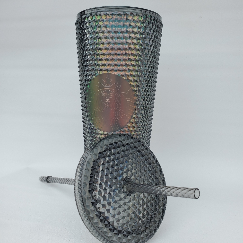 STARBUCKS Iridescent Black Smoke Studded Tumbler - Picture 3 of 9